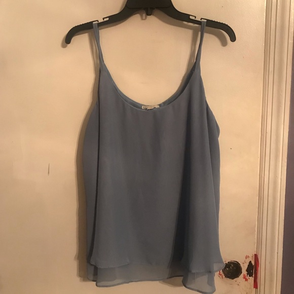 Blue Layered Tank Top - Picture 1 of 5